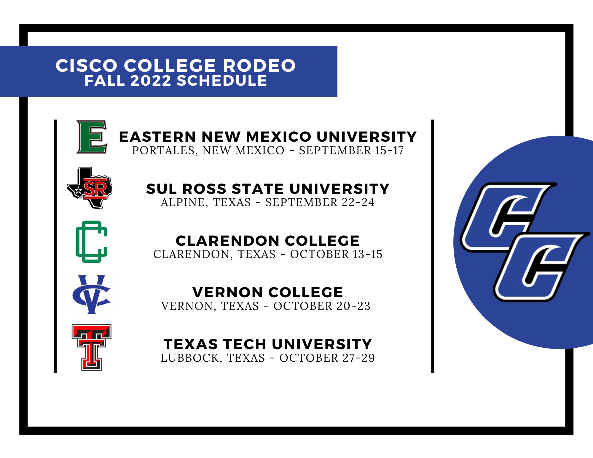 Wrangler Rodeo Fall Schedule